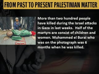 FROM PAST TO PRESENT PALESTINIAN MATTER