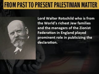 FROM PAST TO PRESENT PALESTINIAN MATTER