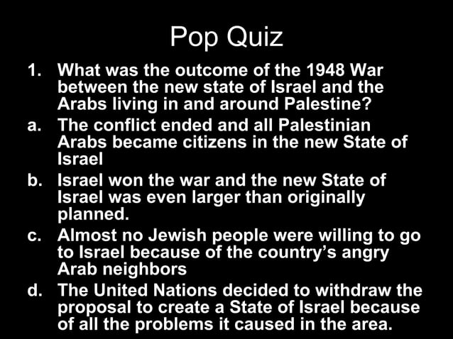 Palestine Vs israel Ppt