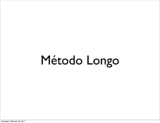 Método Longo



Saturday, February 26, 2011
 