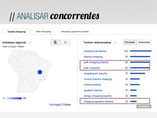// ANALISAR concorrentes
 