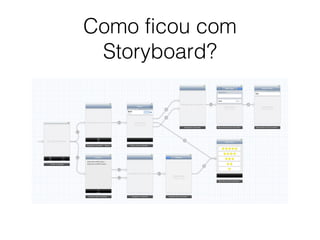 Como ficou com
Storyboard?
 