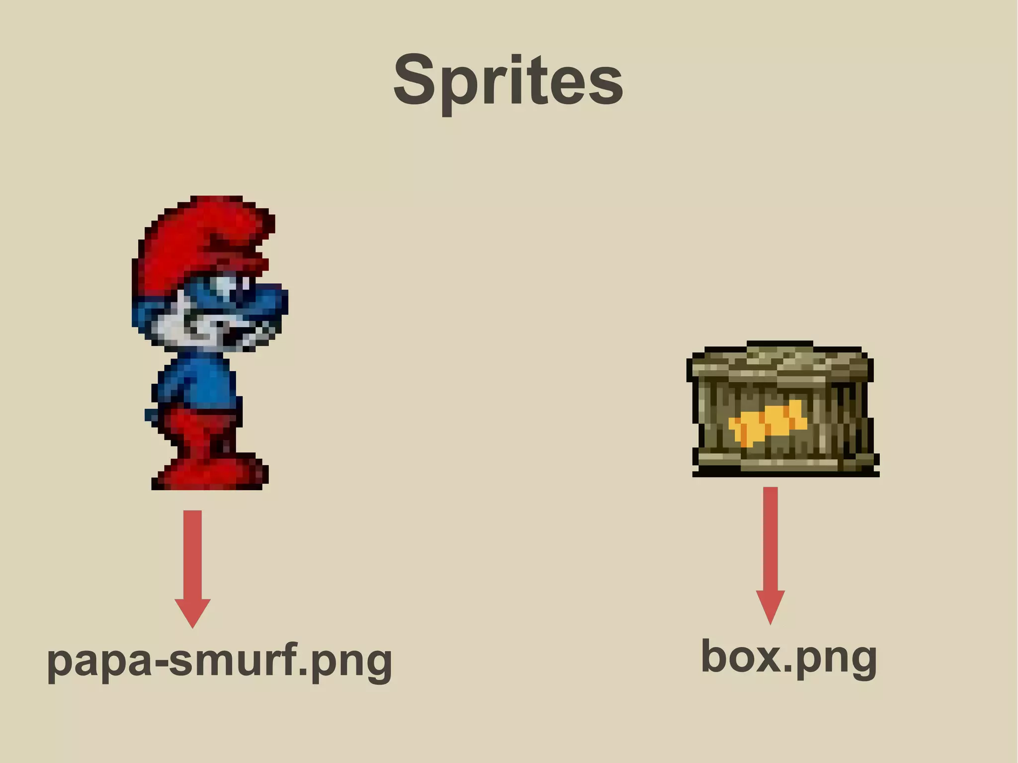 Sprites
papa-smurf.png box.png
 