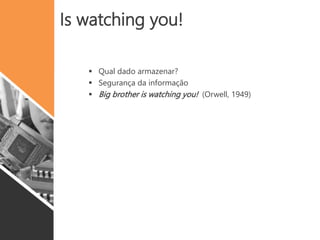 M2M (Machine to Machine)
O que é?
 Patenteado em 1973
 Faz parte do IoT, termo criado para automação e
instrumentação
 Exemplo: medidor de temperatura
 