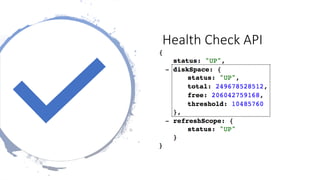 Health Check API
 