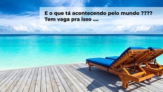 E o que tá acontecendo pelo mundo ????
Tem vaga pra isso ....
 