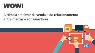 WOW!
A ciência em favor da venda e do relacionamento
entre marcas e consumidores.
 