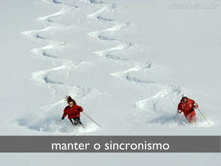 manter o sincronismo 
