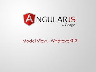 ANGULARJS: UM FRAMEWORK PARA FACILITAR SUA VIDA | PPT