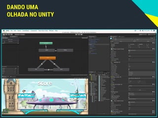 DANDO UMA
OLHADA NO UNITY
 
