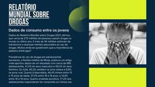 Relatório
Mundial sobre
Drogas
 