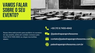 Vamos falar
sobre o seu
evento?
 
