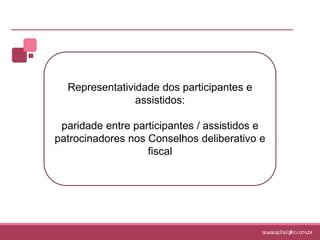 Investimento dos recursosAplicações conforme as normas do CMN