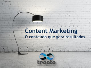 Content Marketing
O conteúdo que gera resultados
 