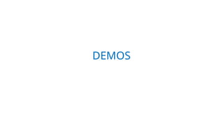 DEMOS
 