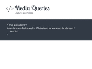 Como desenvolver sites utilizando Design Responsivo