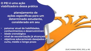 •
•
•
•
(GLAT, VIANNA; REDIG, 2012, p. 84)
 