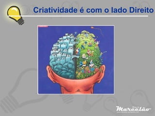 Criatividade é com o lado Direito 
