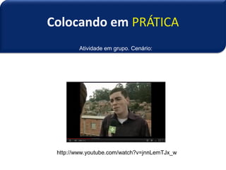 Objetivos e metas




                    -Saber onde quer chegar

                    -Estabelecer prioridades

                    -Quem eu quero atingir

                    -Área de atuação: curto,
                     médio e longo prazo

                    -Definir metas mensuráveis
 