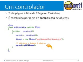 Adianti Framework PHPConf 2013 | PDF