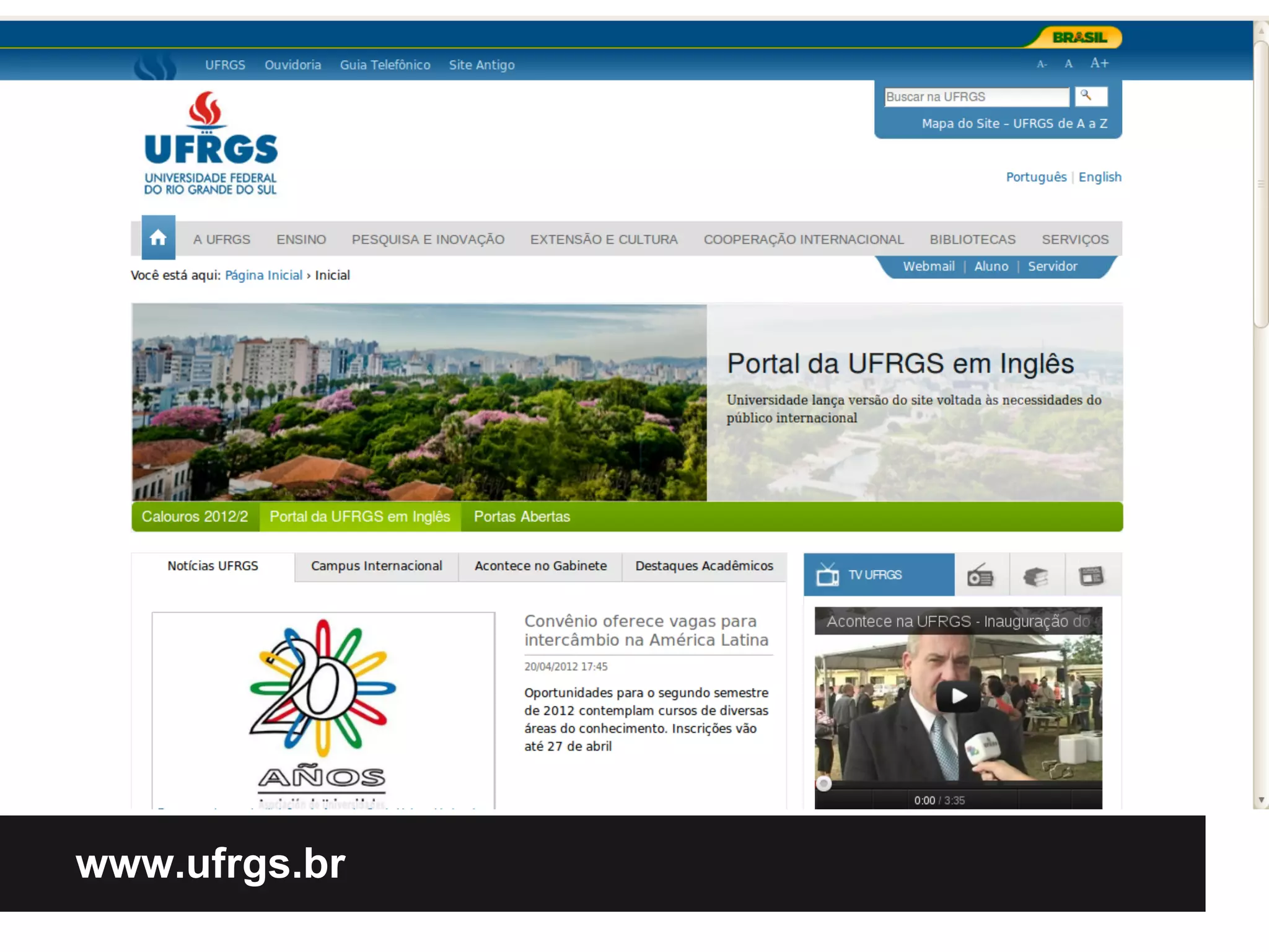 Plone




www.ufrgs.br
 