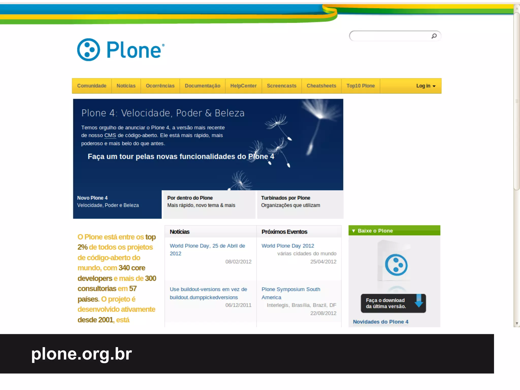Plone




plone.org.br
 