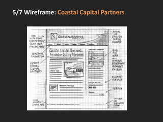 5/7 Wireframe: Coastal Capital Partners
 