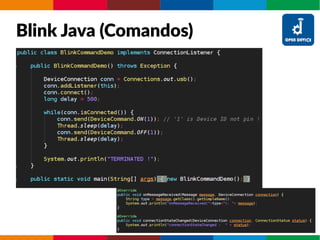 Blink Java (Comandos)
 