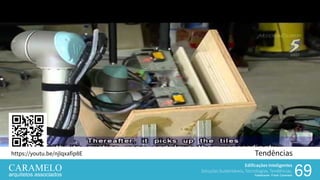 Edificações Inteligentes
Soluções Sustentáveis, Tecnologias, Tendências.
Palestrante: Frank Caramelo 6969
Tendênciashttps://youtu.be/njlqxafip8E
Edificações Inteligentes
Soluções Sustentáveis, Tecnologias, Tendências.
Palestrante: Frank Caramelo
 