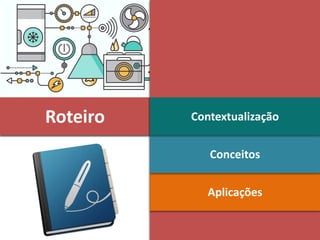Internet das Coisas (IoT)
Aplicações
Conceitos
ContextualizaçãoRoteiro
 