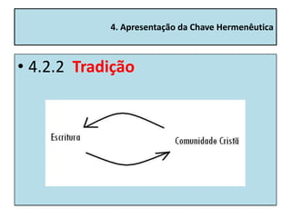 4. Apresentação da Chave Hermenêutica



• 4.2.2 Tradição
 