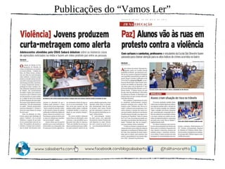Publicações do “Vamos Ler”
 