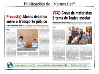 Publicações do “Vamos Ler”
 
