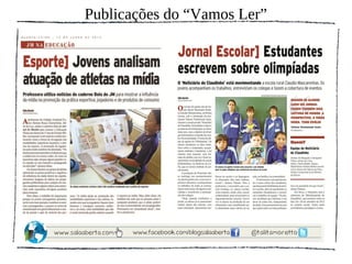 Publicações do “Vamos Ler”
 
