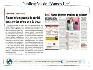 Publicações do “Vamos Ler”
 