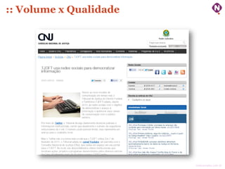 :: Volume x Qualidade




                        ninocarvalho.com.br
 