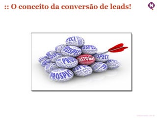 :: O conceito da conversão de leads!




                                       ninocarvalho.com.br
 