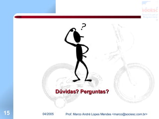 Dúvidas? Perguntas? 