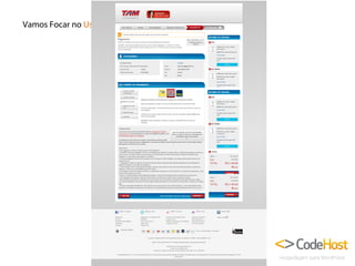 Vamos Focar no Usuário?

 