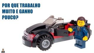 POR QUE TRABALHO
MUITO E GANHO
POUCO?
 