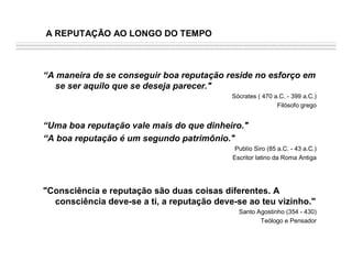 Reputação e Competitividade Corporativa
