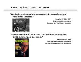 Reputação e Competitividade Corporativa