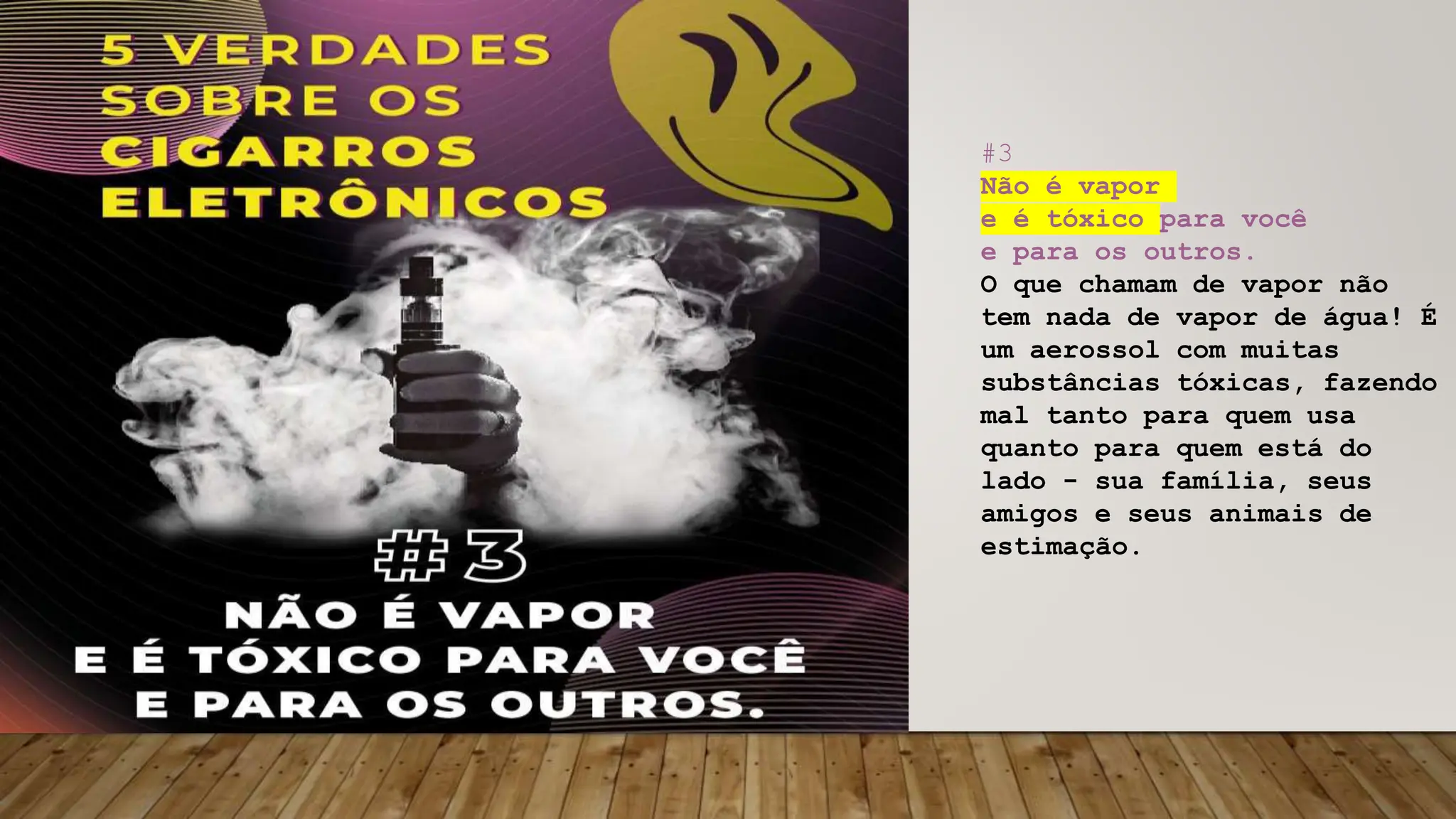 Palestra - Risco do uso de Vape entre jovens e Adolescentes.pptx