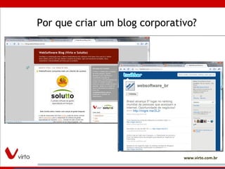 Por que criar um blog corporativo? 