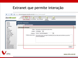 Extranet que permite interação 