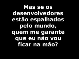 Palestra Software Livre - Contexto e Oportunidades