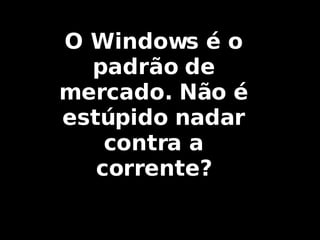 Palestra Software Livre - Contexto e Oportunidades