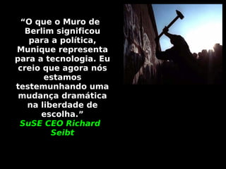 Palestra Software Livre - Contexto e Oportunidades