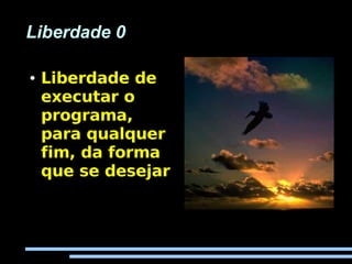 Palestra Software Livre - Contexto e Oportunidades