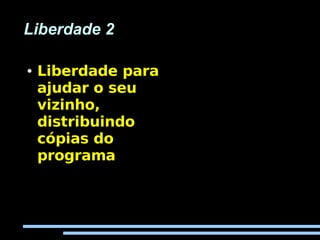 Palestra Software Livre - Contexto e Oportunidades